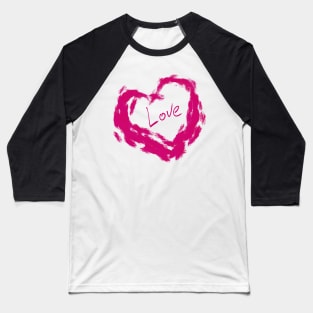 Love Heart Baseball T-Shirt